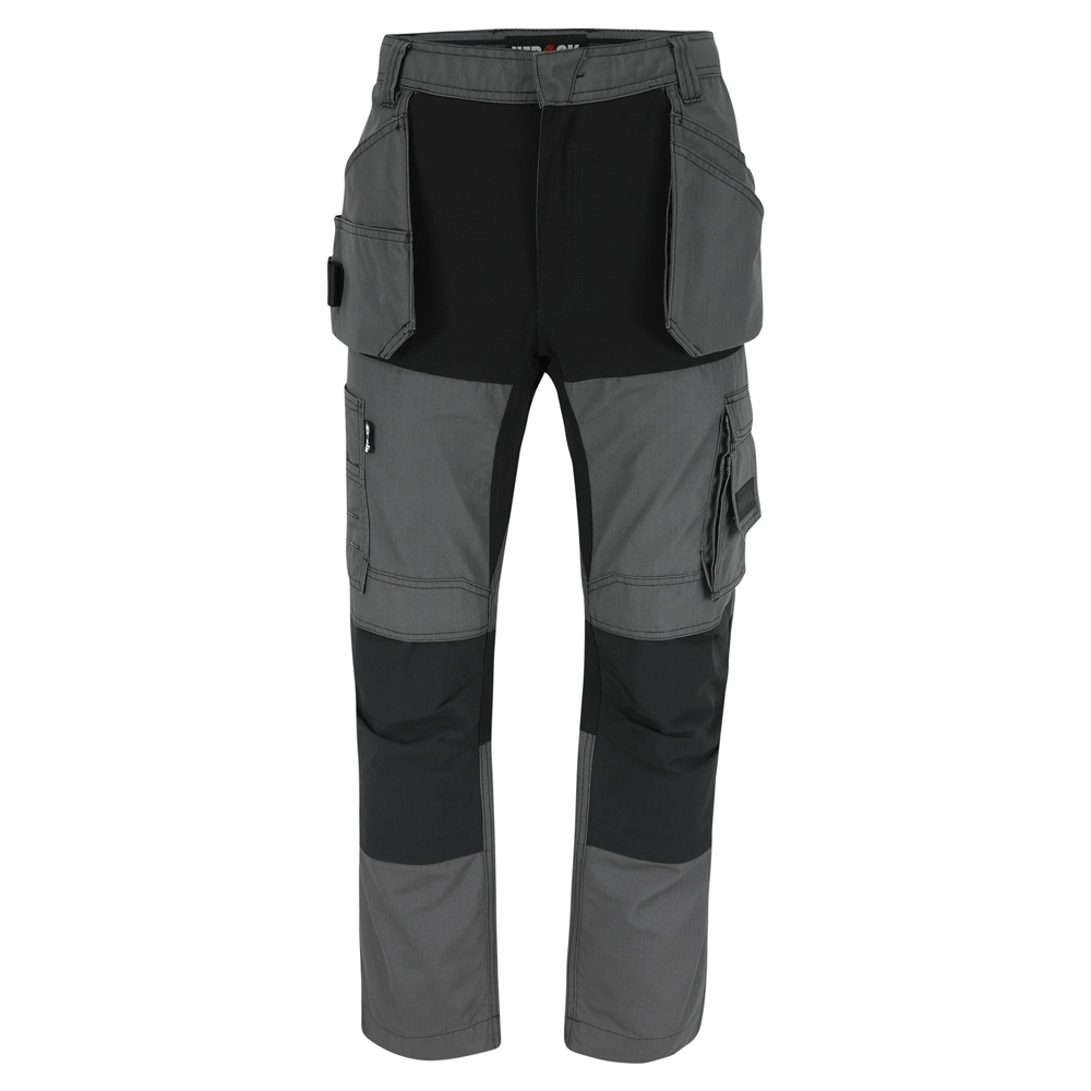Herock Spector Multi Pocket Holster Pocket Kneepad Stretch Trousers Anthracite / Black 44" Waist - 33" Leg