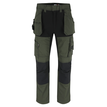 Herock Spector Multi Pocket Holster Pocket Kneepad Stretch Trousers Anthracite / Black 44" Waist - 33" Leg