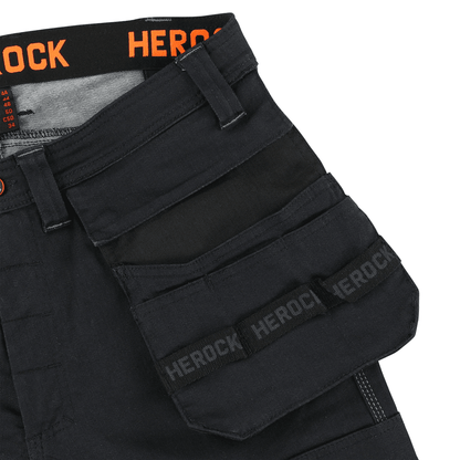 Herock Linx Short Leg Slim Fit Stretch Kneepad Detachable Holster Pocket Jeans Trouser