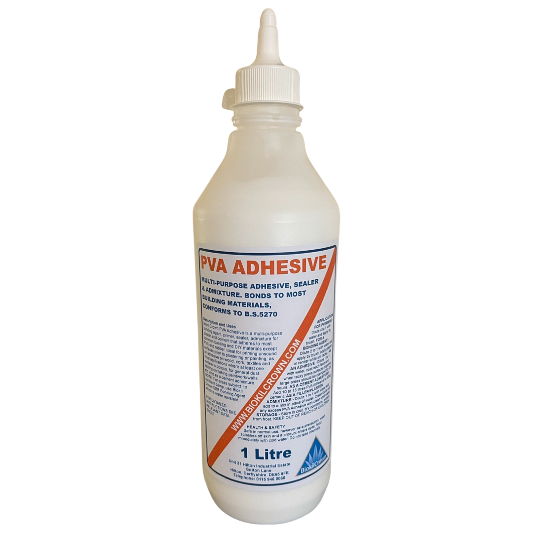 PVA Adhesive - 1/5/25kg - Biokil Crown