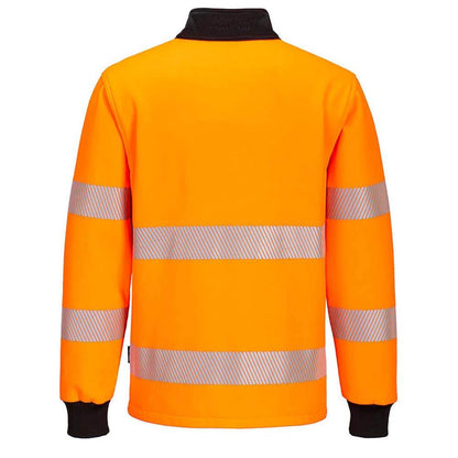 Portwest PW326 PW3 Hi-Vis 1/4 Zip Sweatshirt