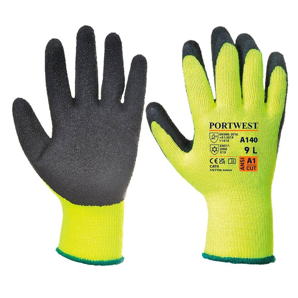 Portwest A140 - Thermal Grip Glove - Latex