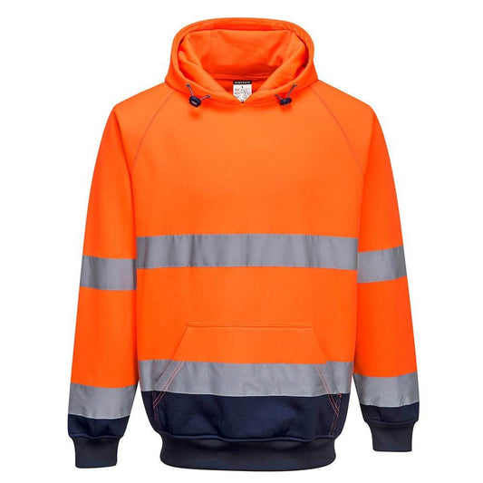 Portwest B316 - Two-Tone Hooded Hi-Vis Sweatshirt