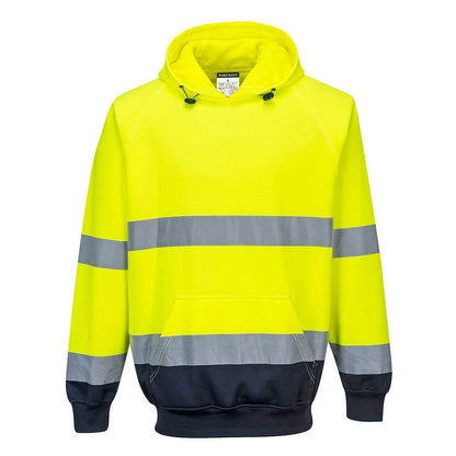 Portwest B316 - Two-Tone Hooded Hi-Vis Sweatshirt