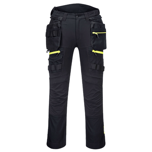 Portwest DX440 DX4 Detachable Holster Stretch Kneepad Work Trouser Various Colours