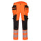 Portwest DX442 4-Way Stretch Hi-Vis Detachable Holster Pocket Trouser