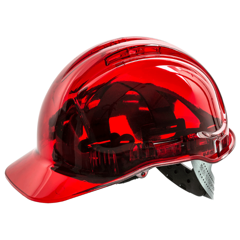 Portwest PV50 Peak View Vented Hard Hat Safety Helmet Various Colours