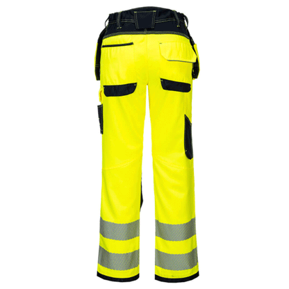 Portwest PW306 PW3 Hi-Vis Holster Pocket Kneepad Work Trousers