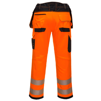 Portwest PW306 PW3 Hi-Vis Holster Pocket Kneepad Work Trousers