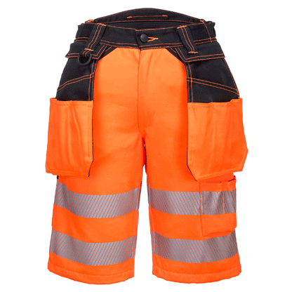 Portwest PW343 PW3 Hi-Vis Holster Pocket Work Shorts Various Colours