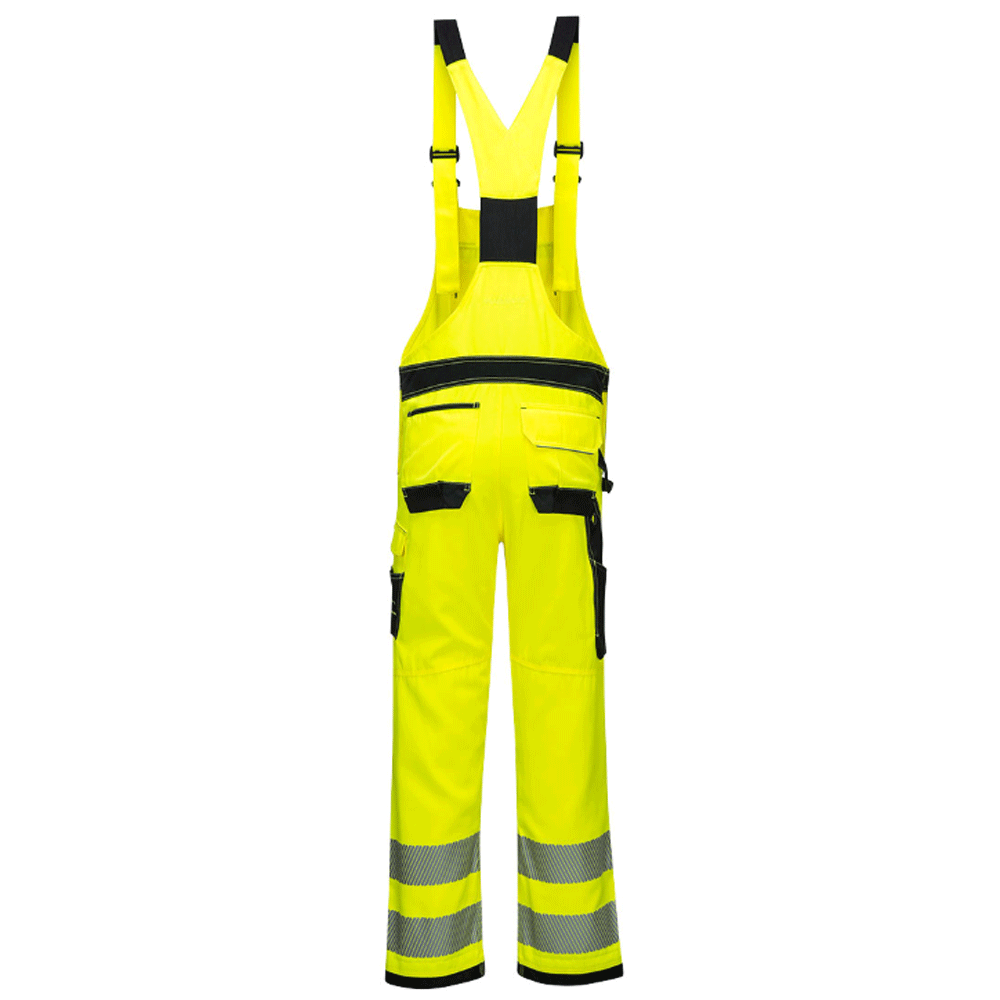 Portwest PW344 PW3 Hi-Vis Kneepad Bib & Brace Various Colours