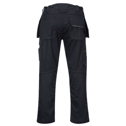Portwest PW347 PW3 Cotton Work Holster Pocket Kneepad Work Trouser Black, 44" Waist 31" Leg