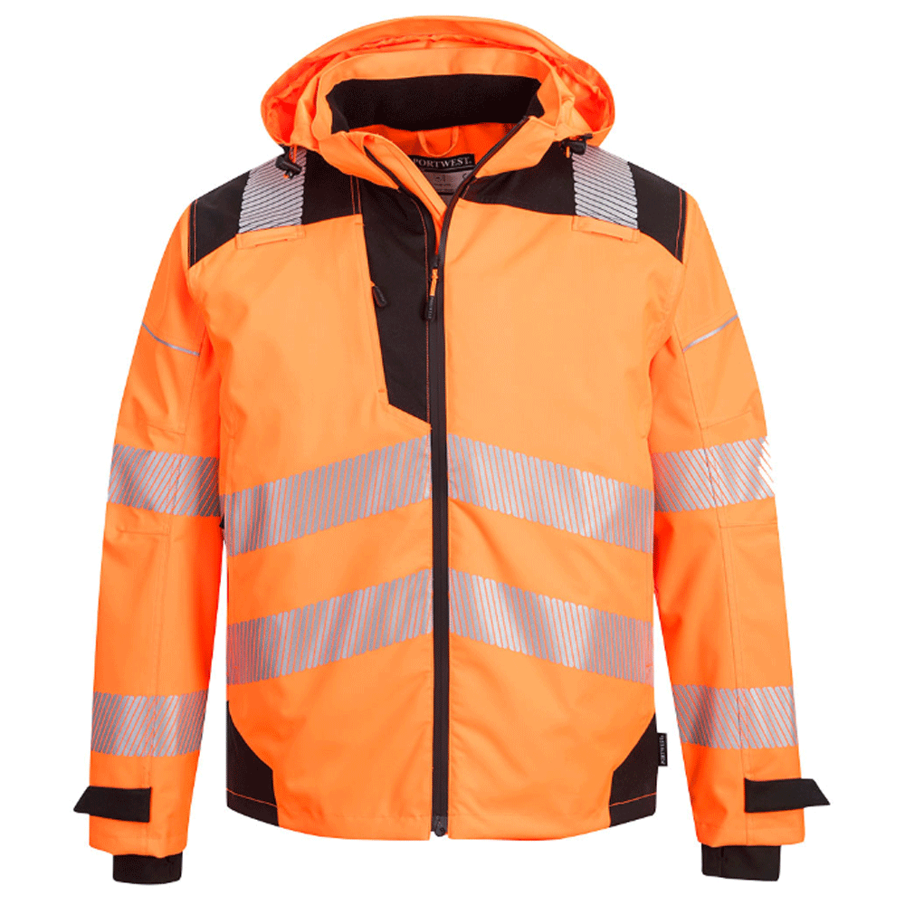 Portwest PW360 PW3 Extreme Breathable Hi-Vis Rain Jacket Various Colours