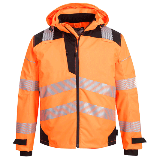 Portwest PW360 PW3 Extreme Breathable Hi-Vis Rain Jacket Various Colours