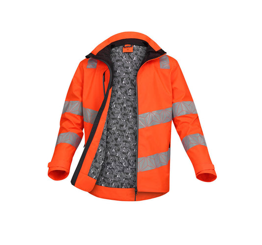 PULSAR® RCT800 / RCT801 React GRS Waterproof Breathable Hi-Vis Shell Jacket