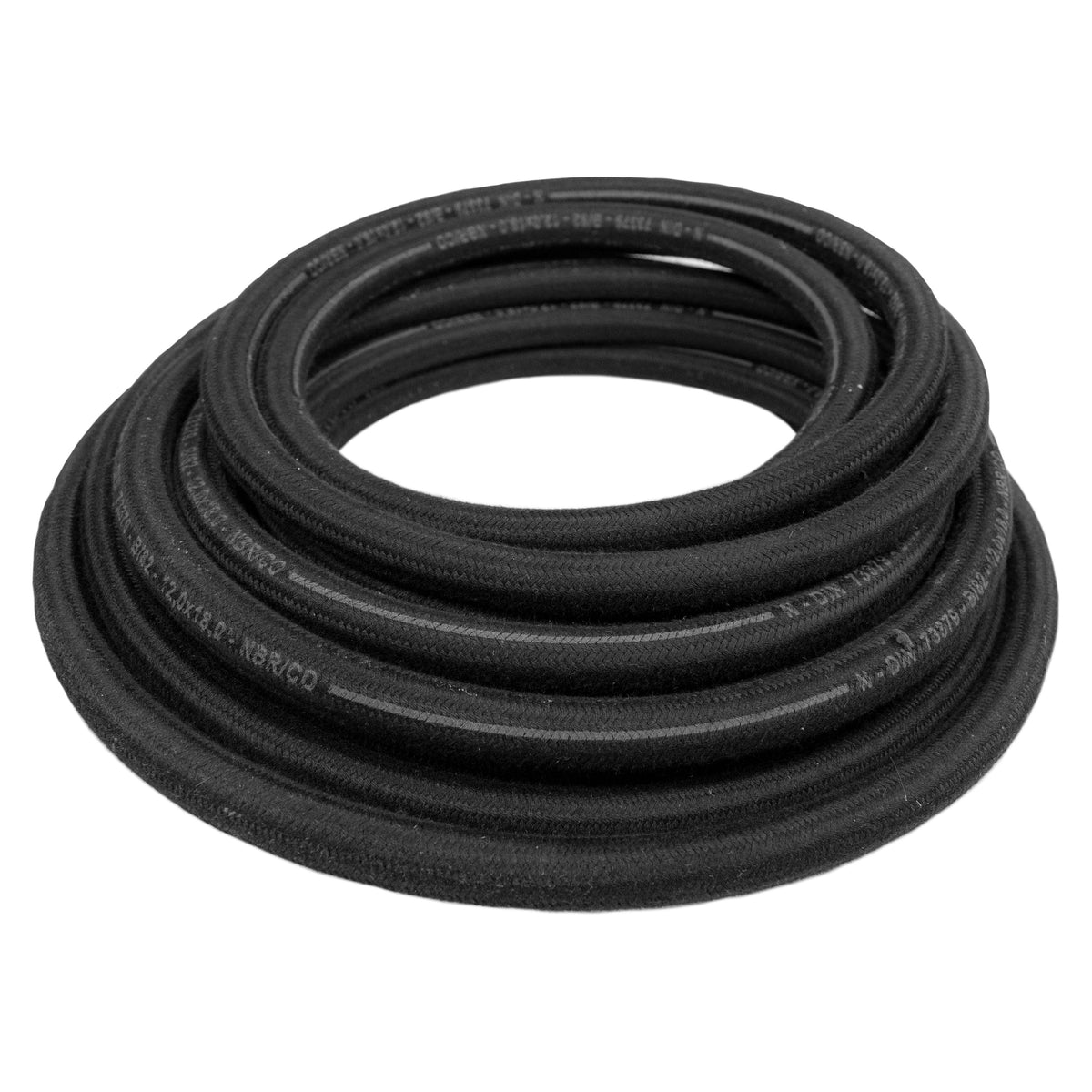 Rubber Reinforced with a Heat Resistant Textile Braid 10mm/15mm