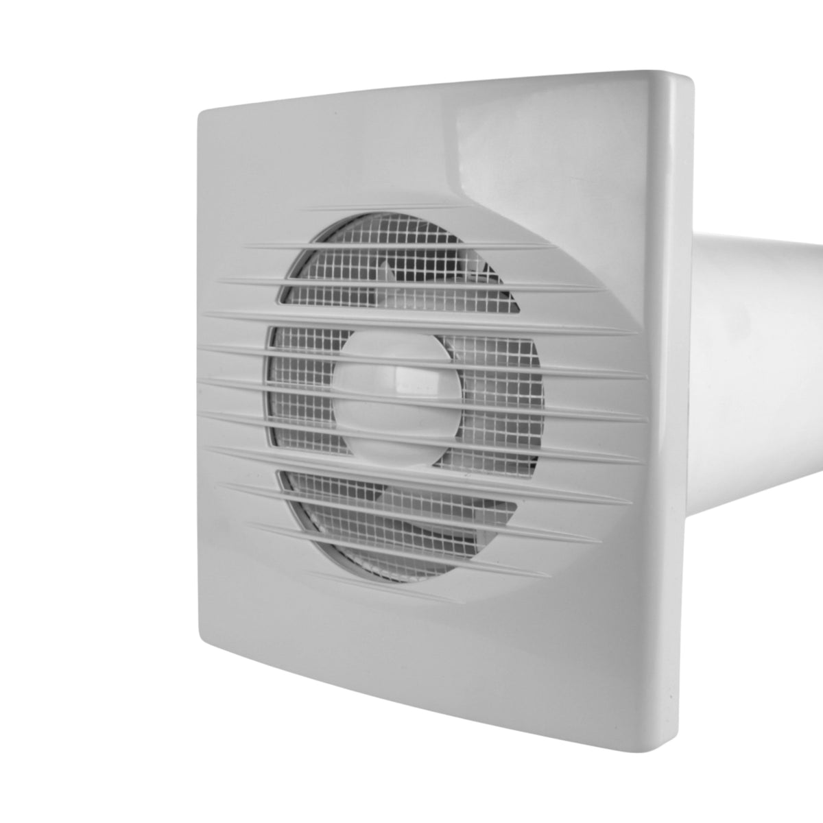 Through Wall Ventilation Kit RICO Timer Switch Fan with Brown External Vent