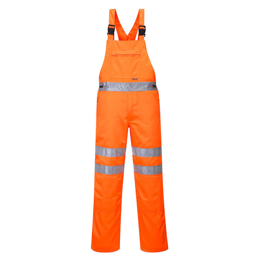 Portwest Hi-Vis Polycotton Service Bib and Brace RT43