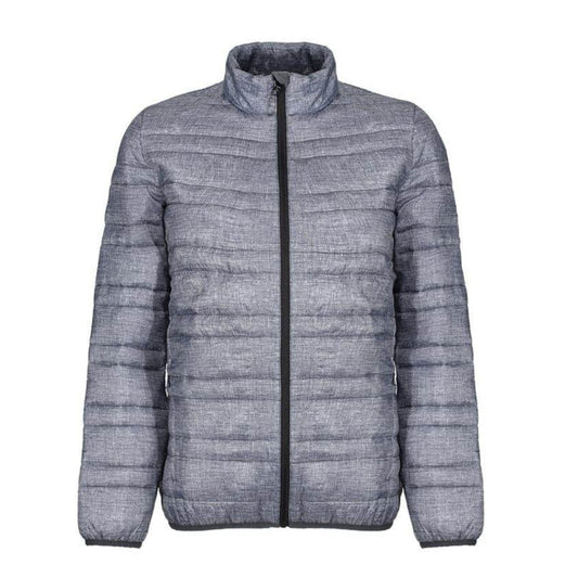 Regatta TRA496 Firedown Down Touch Insulated Work Jacket Grey Marl / Black 2XL