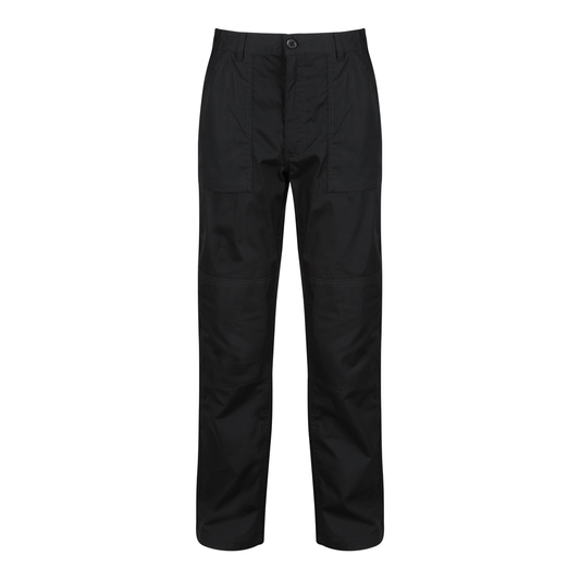 Regatta TRJ330 Water-Repellent Multi-Pocket Action Trousers Black