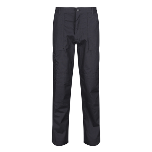 Regatta TRJ330 Water-Repellent Multi-Pocket Action Trousers Dark Grey