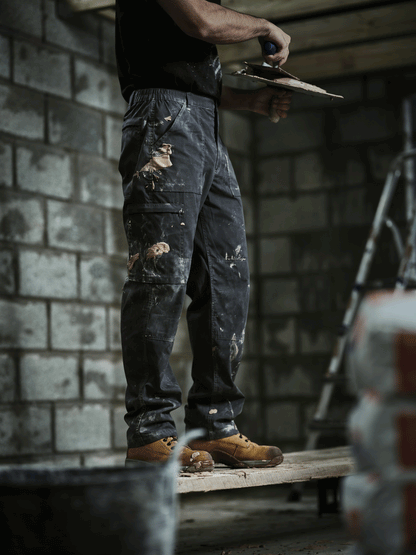 Regatta TRJ330 Water-Repellent Multi-Pocket Action Trousers Dark Grey / 30" Waist / Short (29")