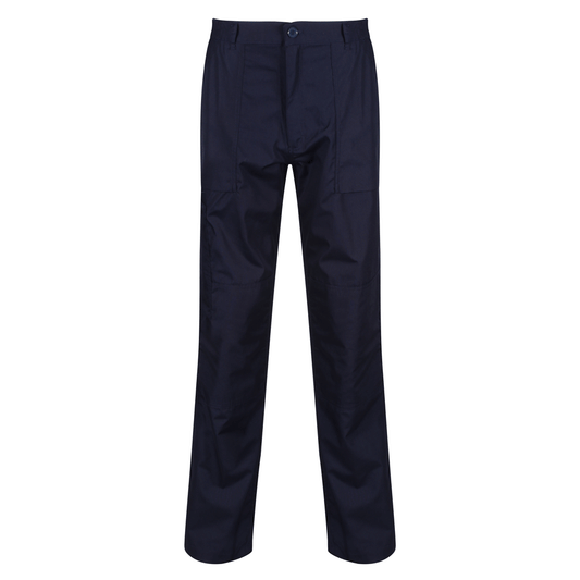 Regatta TRJ330 Water-Repellent Multi-Pocket Action Trousers Navy Blue
