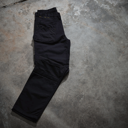 Regatta TRJ335 Hardwear Holster Pocket Kneepad Work Trousers Black 36" Waist / 33" Leg