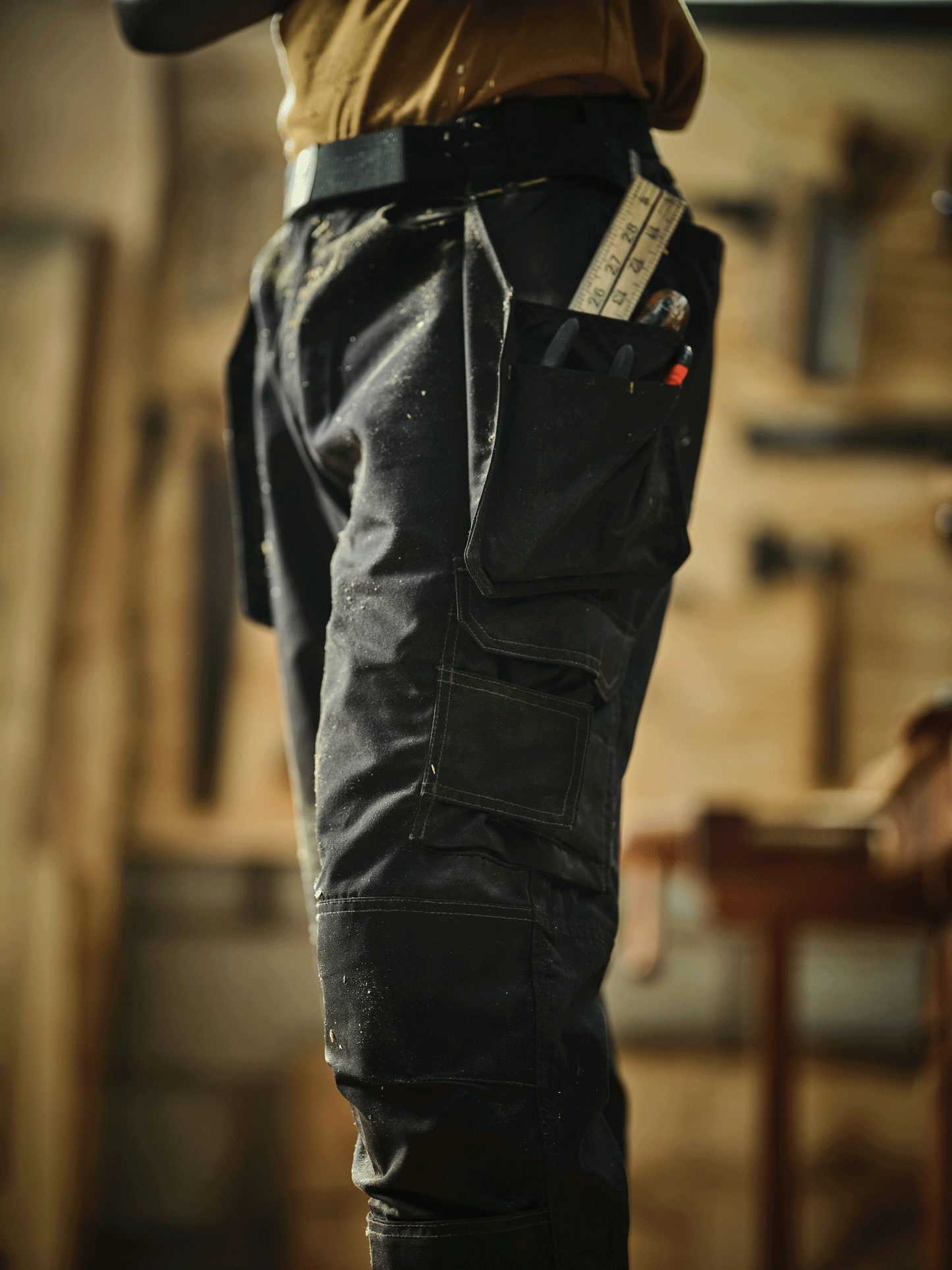 Regatta TRJ335 Hardwear Holster Pocket Kneepad Work Trousers