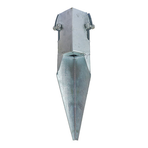Fencing Post Repair Spike - Bolt Secure - Hot Dipped Galvanised