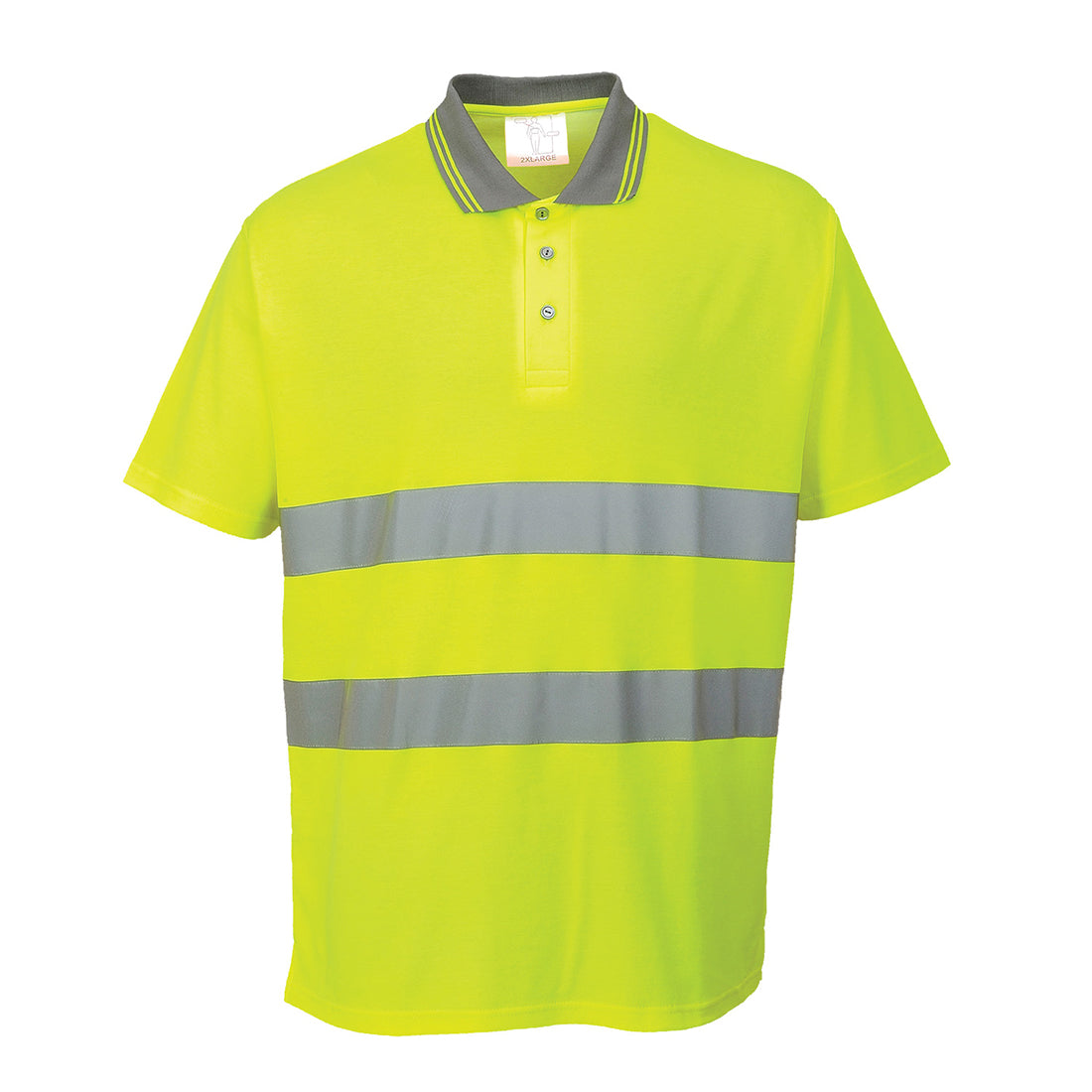 Portwest Hi-Vis Cotton Comfort Polo Shirt S/S S171
