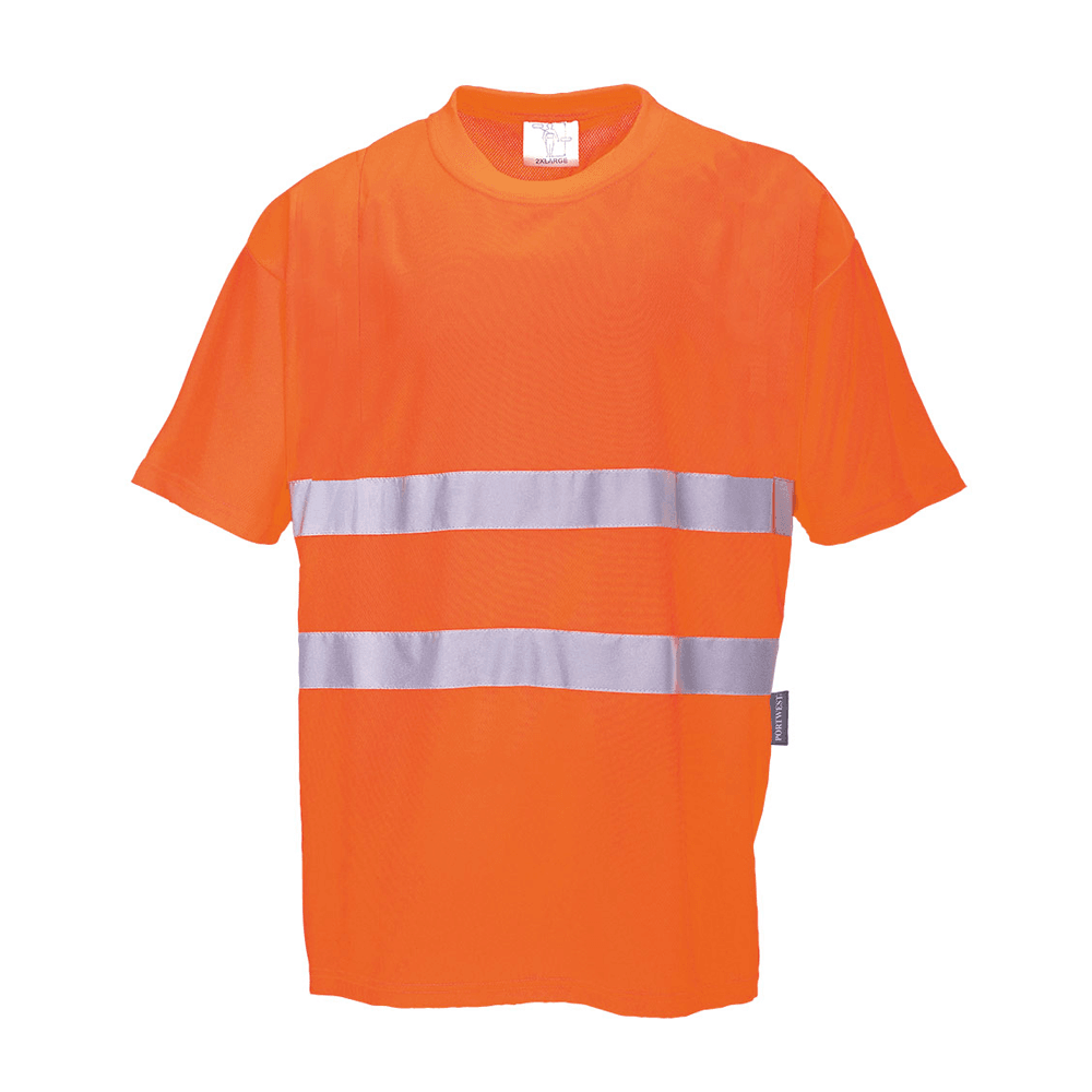 Portwest S172 Hi-Vis Cotton Comfort Breathable T-Shirt