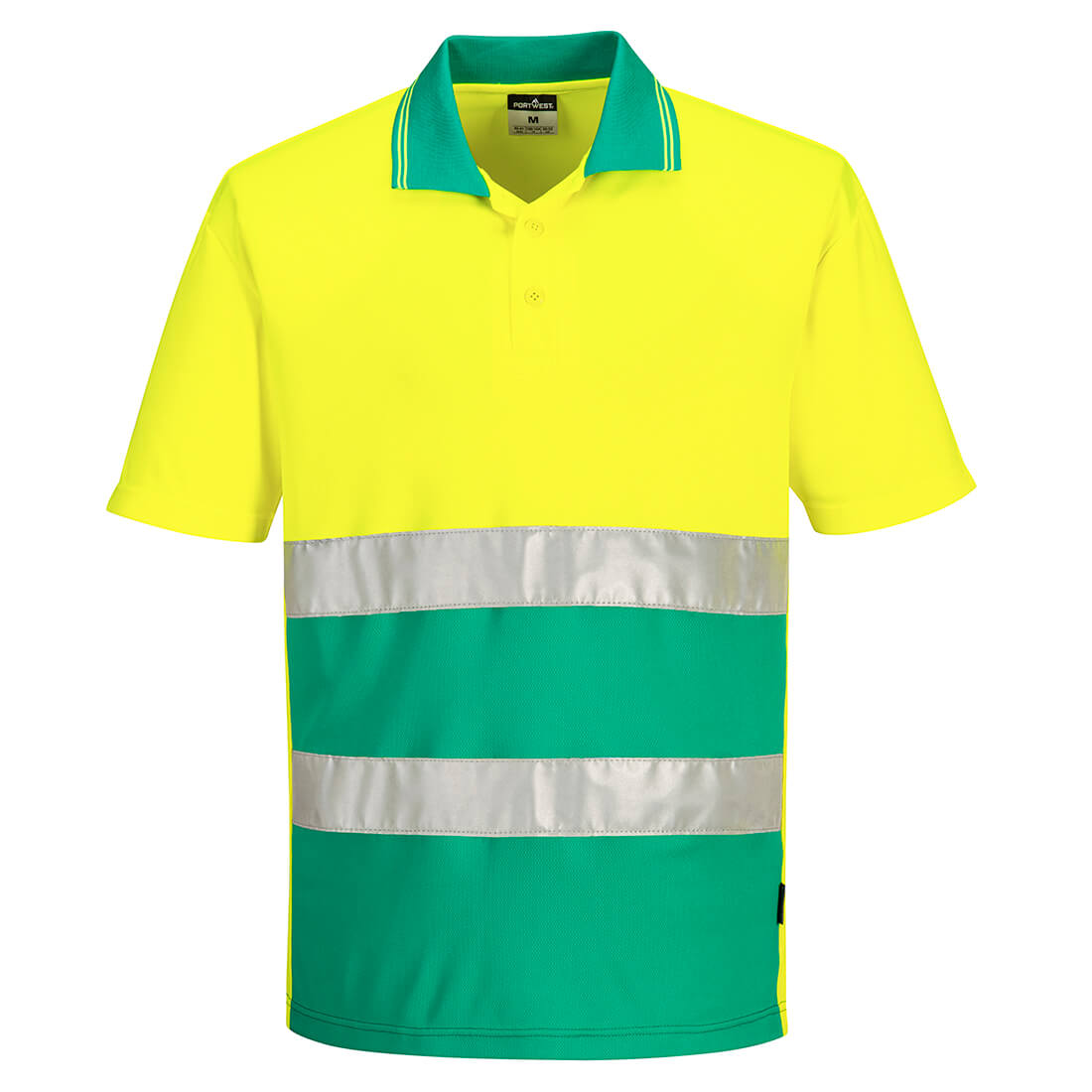 Portwest Hi-Vis Lightweight Contrast Polo Shirt S/S S175
