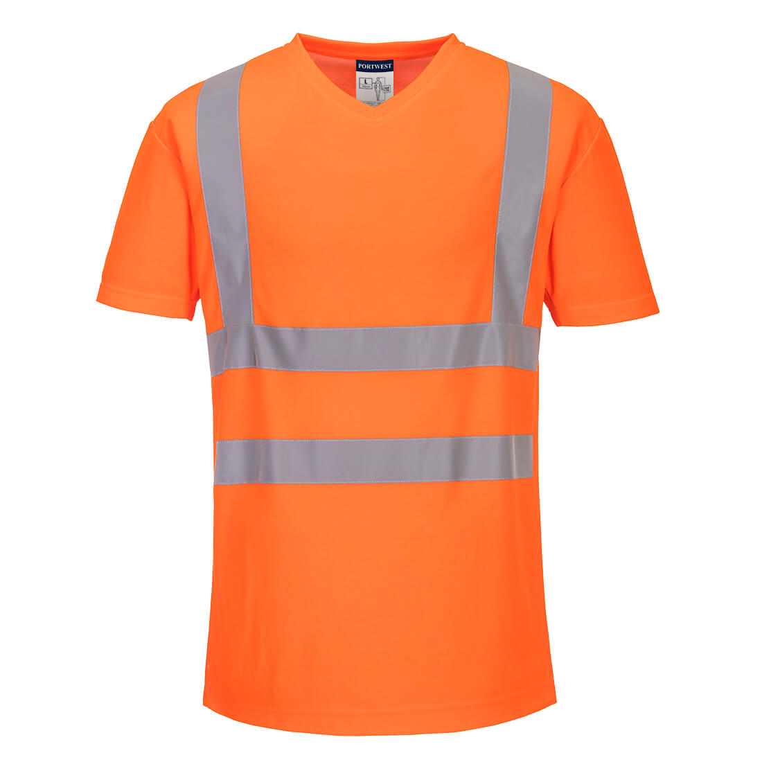 Portwest Hi-Vis Cotton Comfort Mesh Insert T-Shirt S/S S179