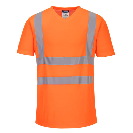 Portwest Hi-Vis Cotton Comfort Mesh Insert T-Shirt S/S S179