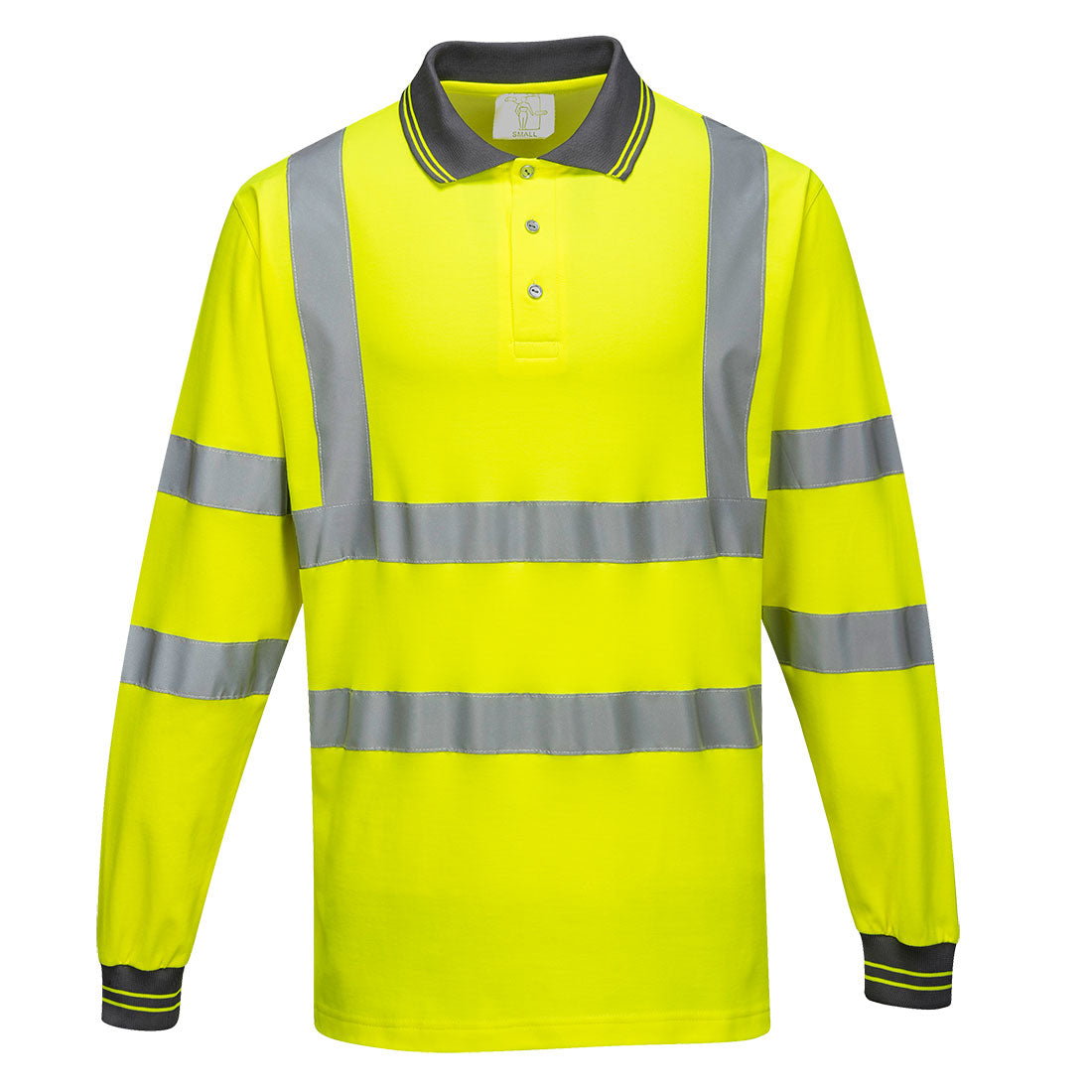 Portwest Hi-Vis Cotton Comfort Polo Shirt L/S S271