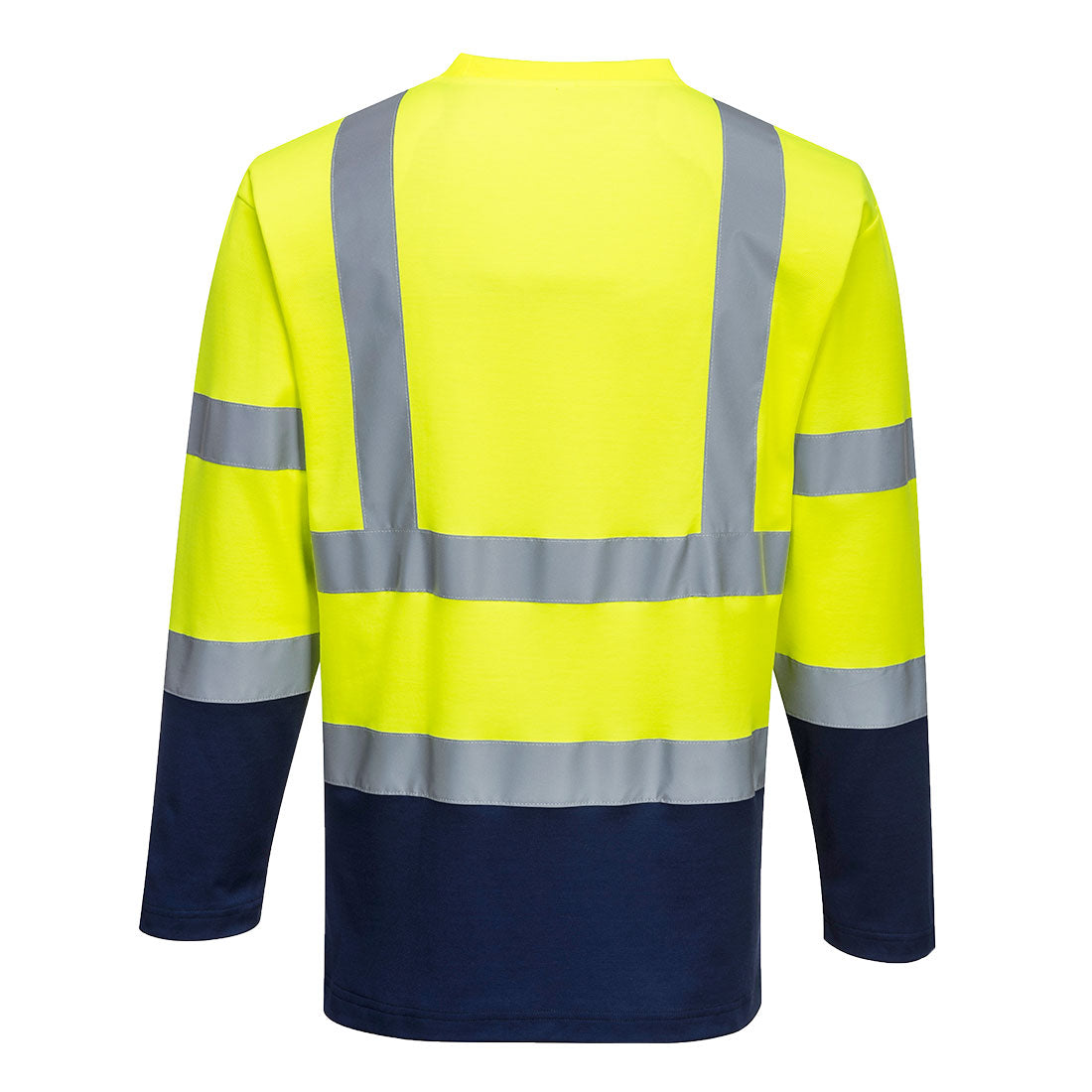 Portwest Hi-Vis Cotton Comfort Contrast T-Shirt L/S S280