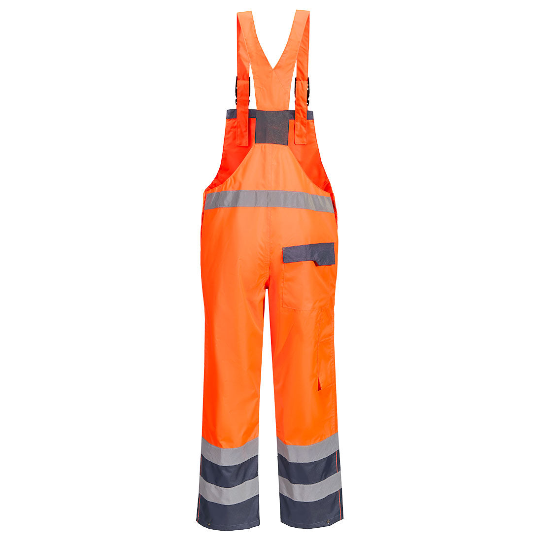 Portwest Hi-Vis Breathable Contrast Rain Bib and Brace S488
