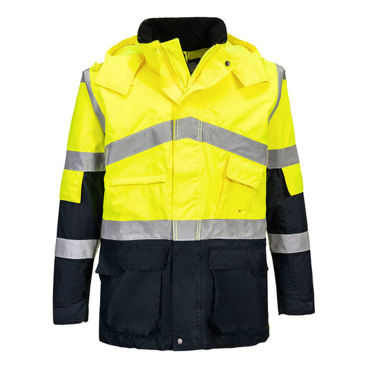 Portwest Hi-Vis Breathable Contrast Rain Jacket S760