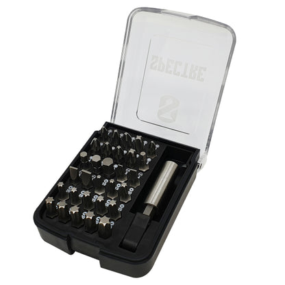 Spectre 31 Piece S2 Philips/Pozi/Hex/Slotted/Torx Screwdriver Bit Set