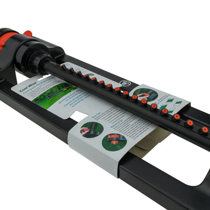 Oscillating Sprinkler Cost Wise Black Orange