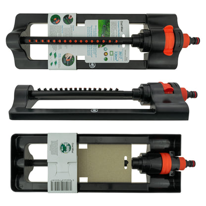 Oscillating Sprinkler Cost Wise Black Orange