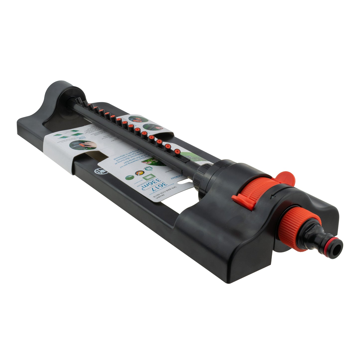 Oscillating Sprinkler Cost Wise Black Orange