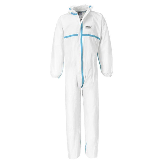 Portwest ST60 BizTex Microporous Coverall Type 4/5/6 (Pk50)