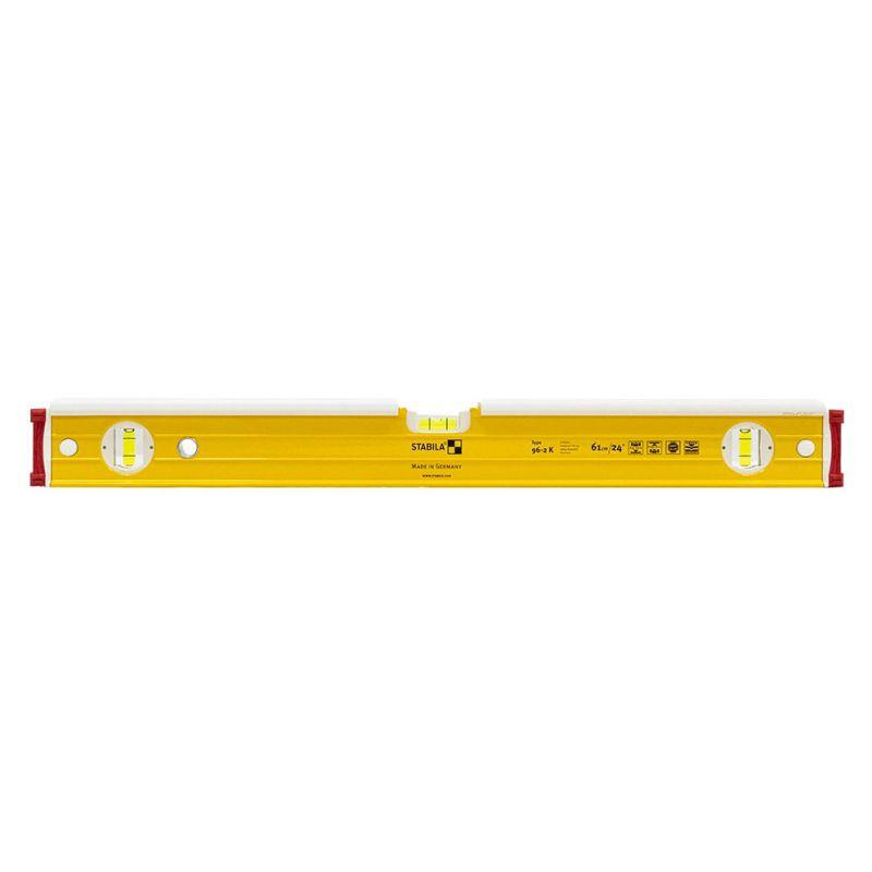 Stabila Masons Spirit Level 96-2-K With Protective Shield And Three Vials For Professionals