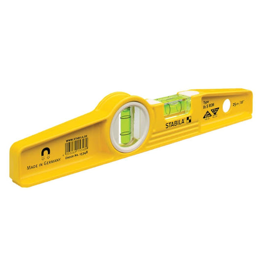 Stabila Torpedo Level 81S REM Rare Earth Magnetic 25cm For Steel Frame Builders Pro