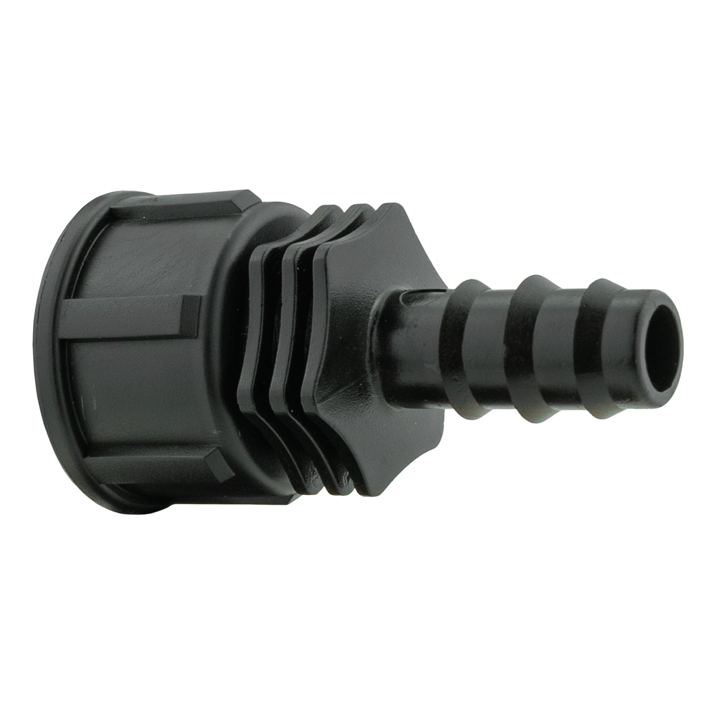 16mm Barbed Straight with In-Line BSPM Valve and 20mm Barbed Straight