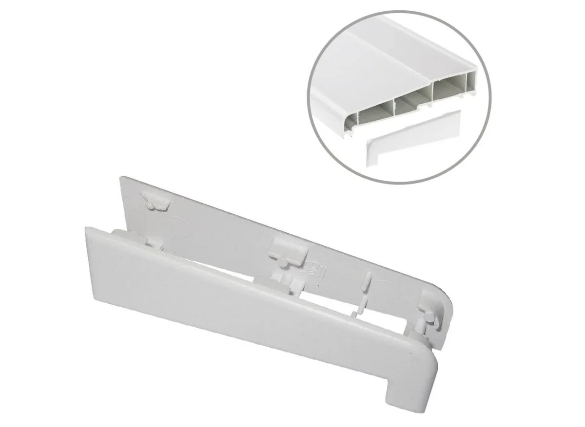 Eurocell 150mm Cill End Caps (White) – Pair