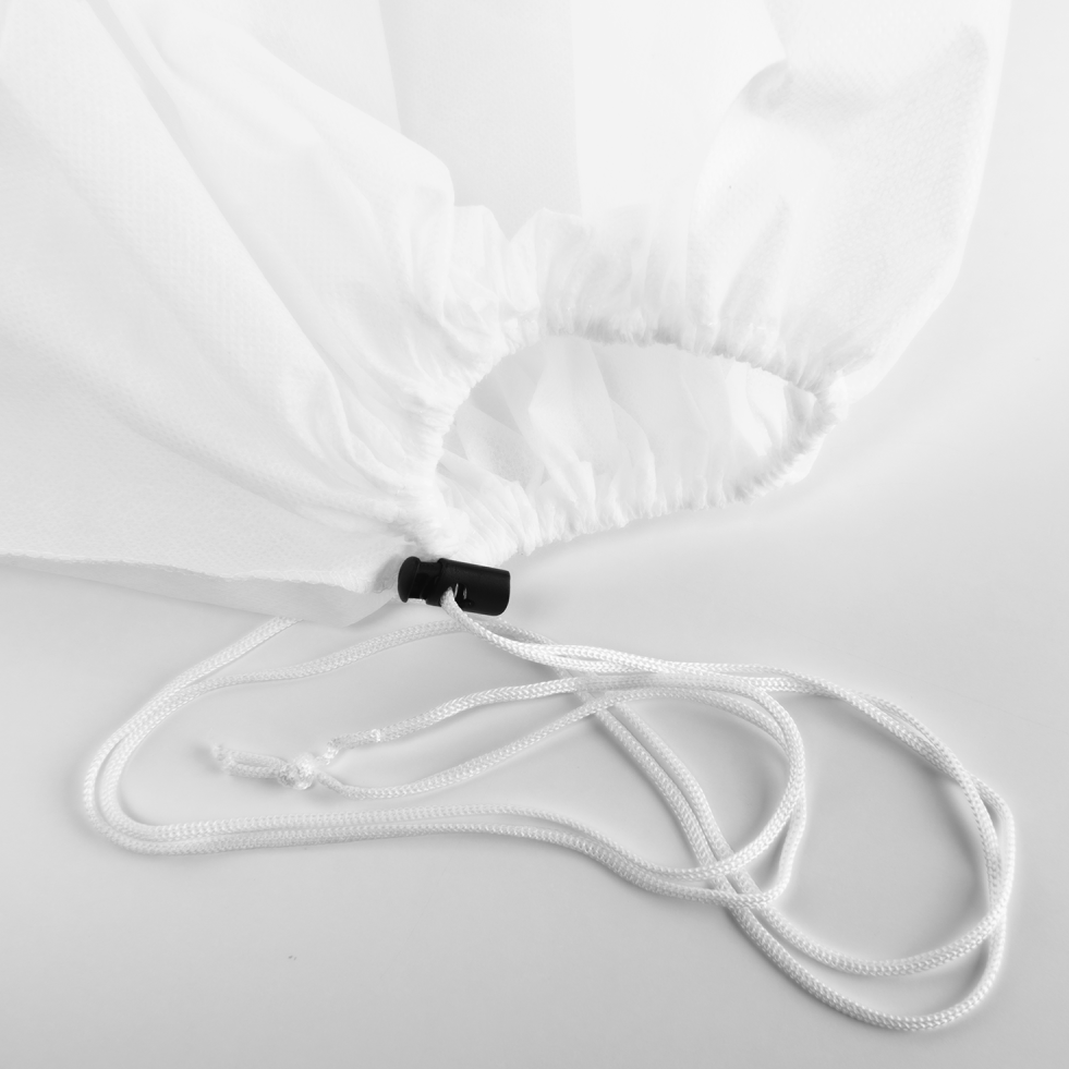 Protective Plant Cover, 50gsm Sack with Cord, Diameter: 80cm, Size: 1.25m × 2m