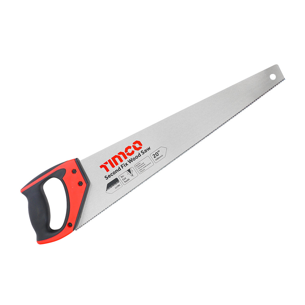 Second Fix Wood Saw 20" (500mm) – 11 TPI, Tri-Cut Teeth
